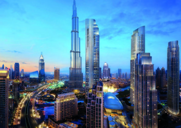 Emaar A4 B4 Towers Downtown - U+A Architecture, Interior Design, Urban ...